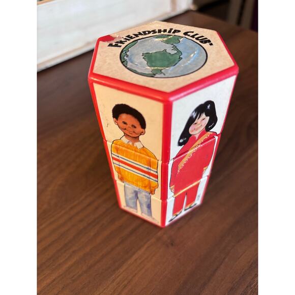 Friendship Club Retro Twisting Toy Kids Vintage Global Countries - Picture 5 of 7